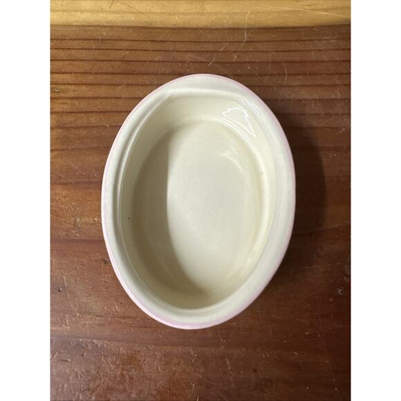 Pfaltzgraff Pistoulet Sitting Chicken Jane Kotlpen trinket box orange blue 5.5" - Picture 6 of 7